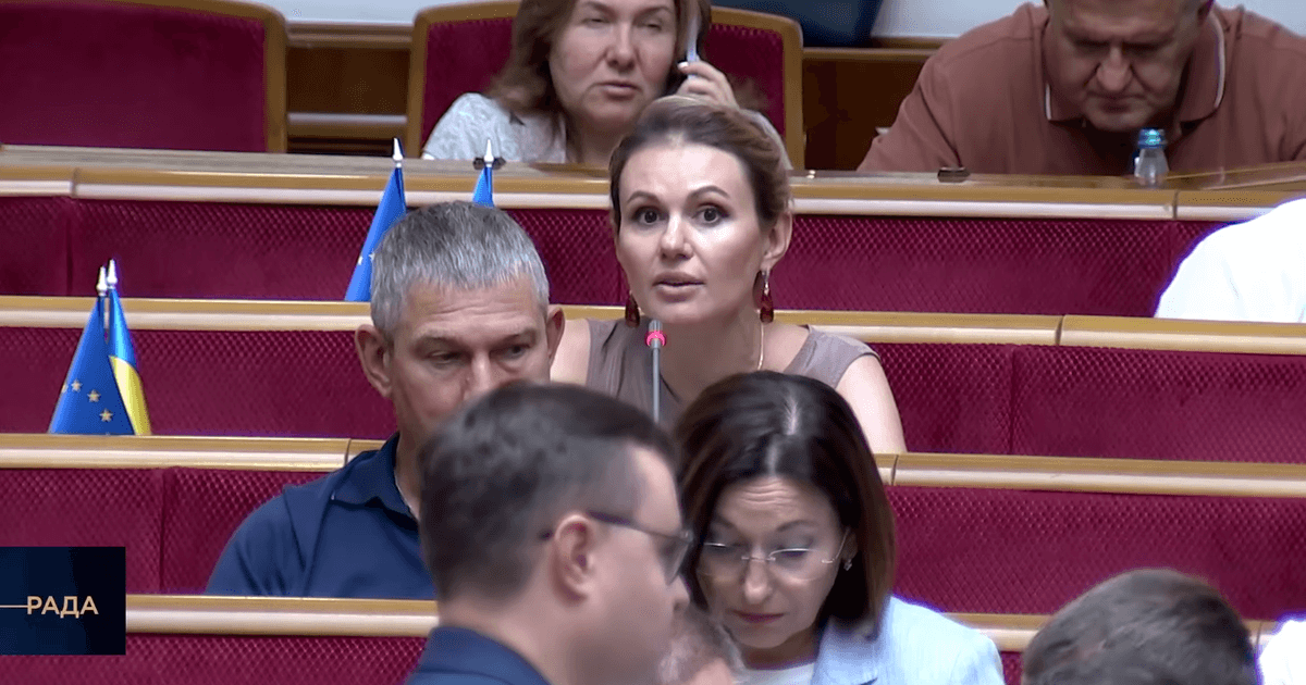 Анна Скороход рассказывала о ворах в Раде в платье и серьгах, как на видео НАБУ