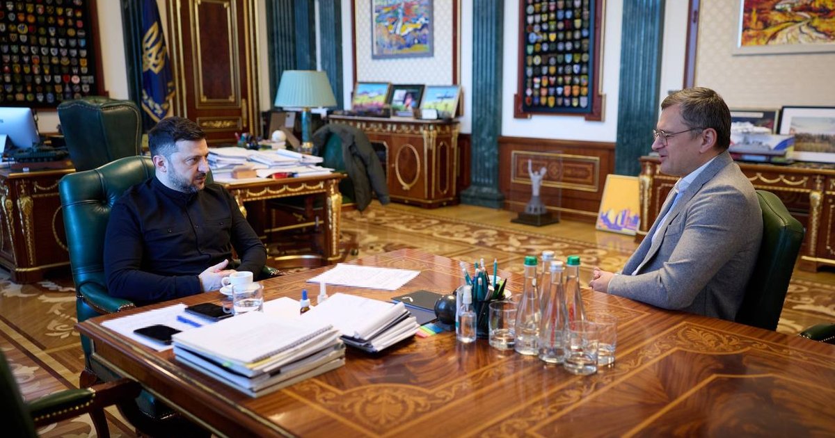 «Дмитрий — в команде Украины»: Зеленский встретился с Кулебой
