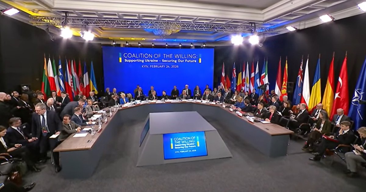 Коалиция желающих провела встречу 24 февраля 2026 года — видео