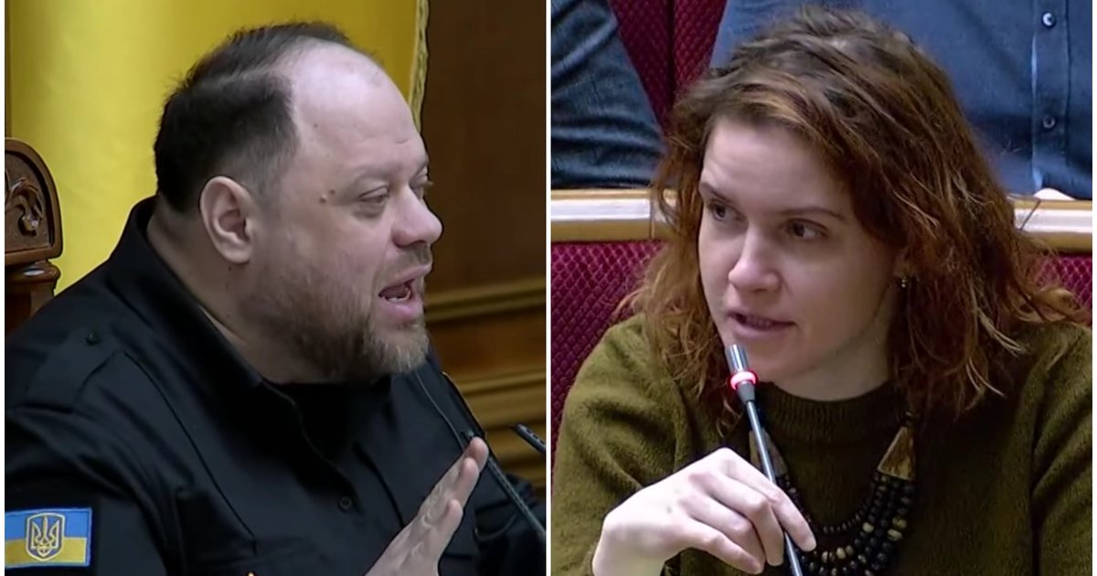 Стефанчук и Безуглая поссорились на заседании Рады