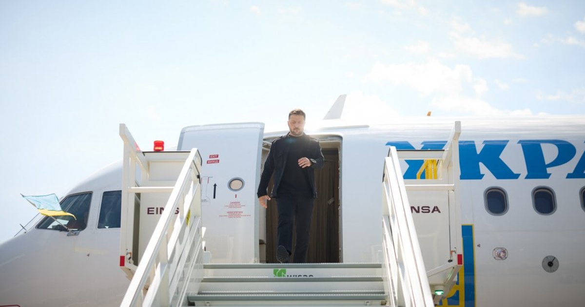 Украина изменила аэропорт для зарубежных визитов Зеленского