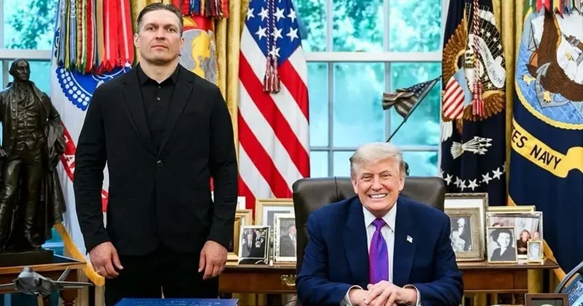 Усик в Белом доме — боксер объяснил Трампу разницу между украинцами и россиянами.